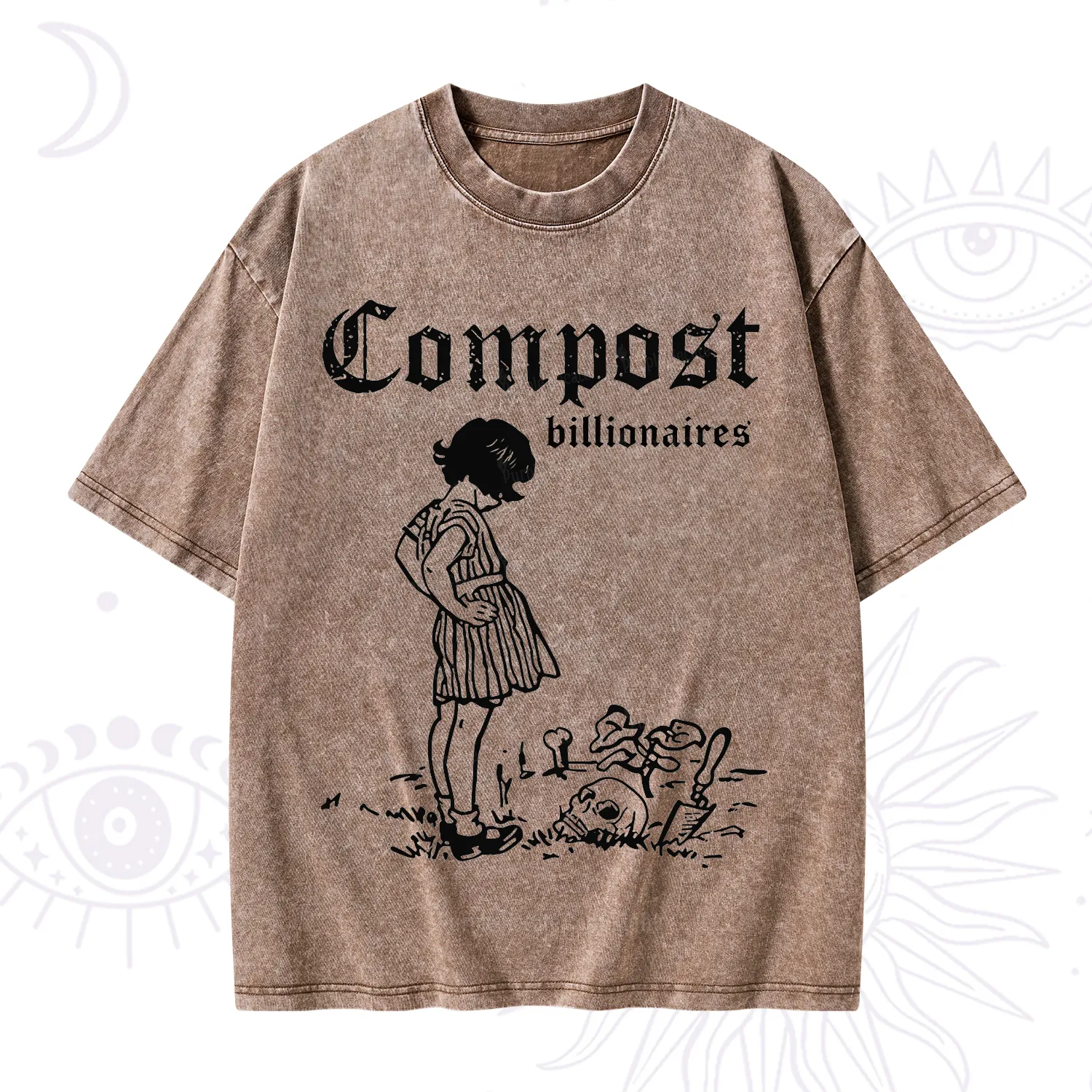 Purplehecate Compost the Greed Washed T-Shirt