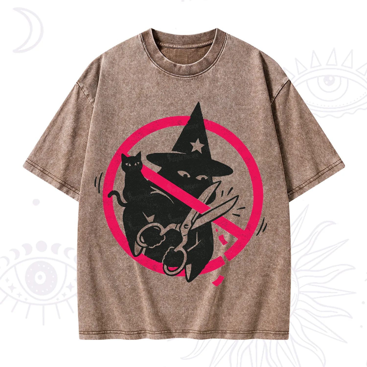 Purplehecate Break the Spell Witch Washed T-Shirt