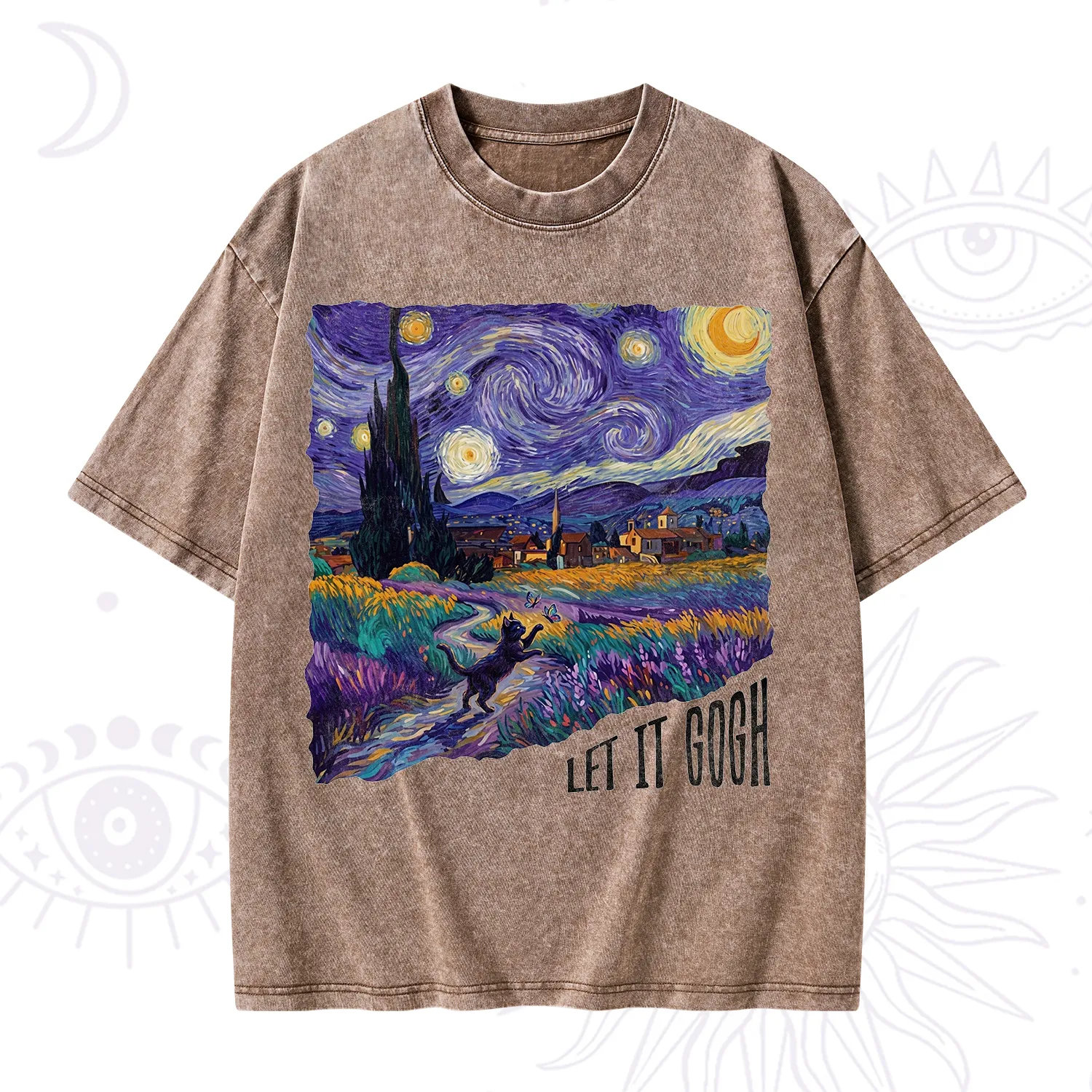 Purplehecate Let It Gogh Washed T-Shirt