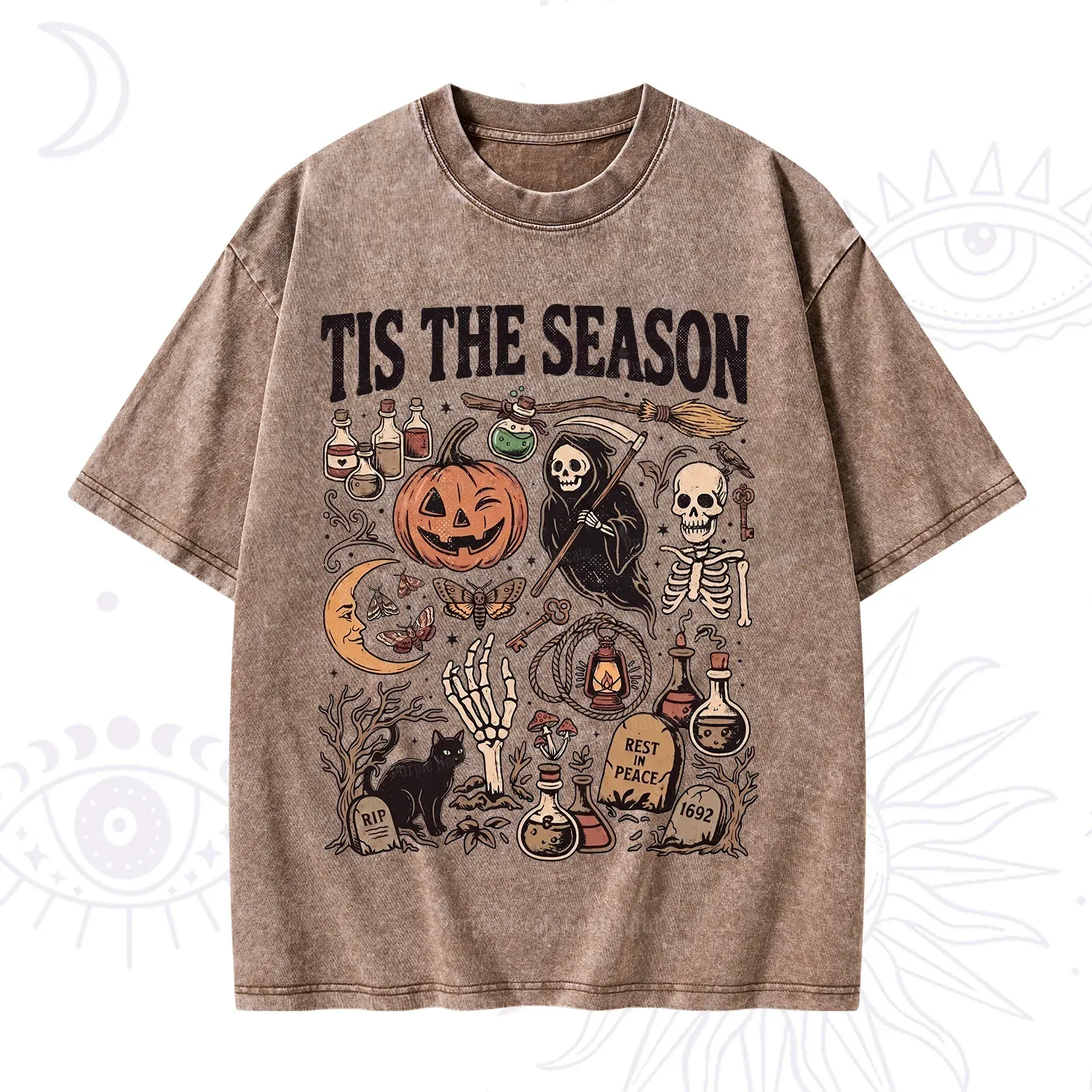 Purplehecate Tis The Season Washed T-Shirt