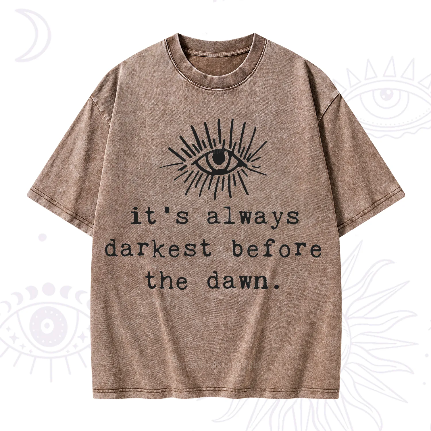 Purplehecate It's Always Darkest Before Dawn Washed T-Shirt