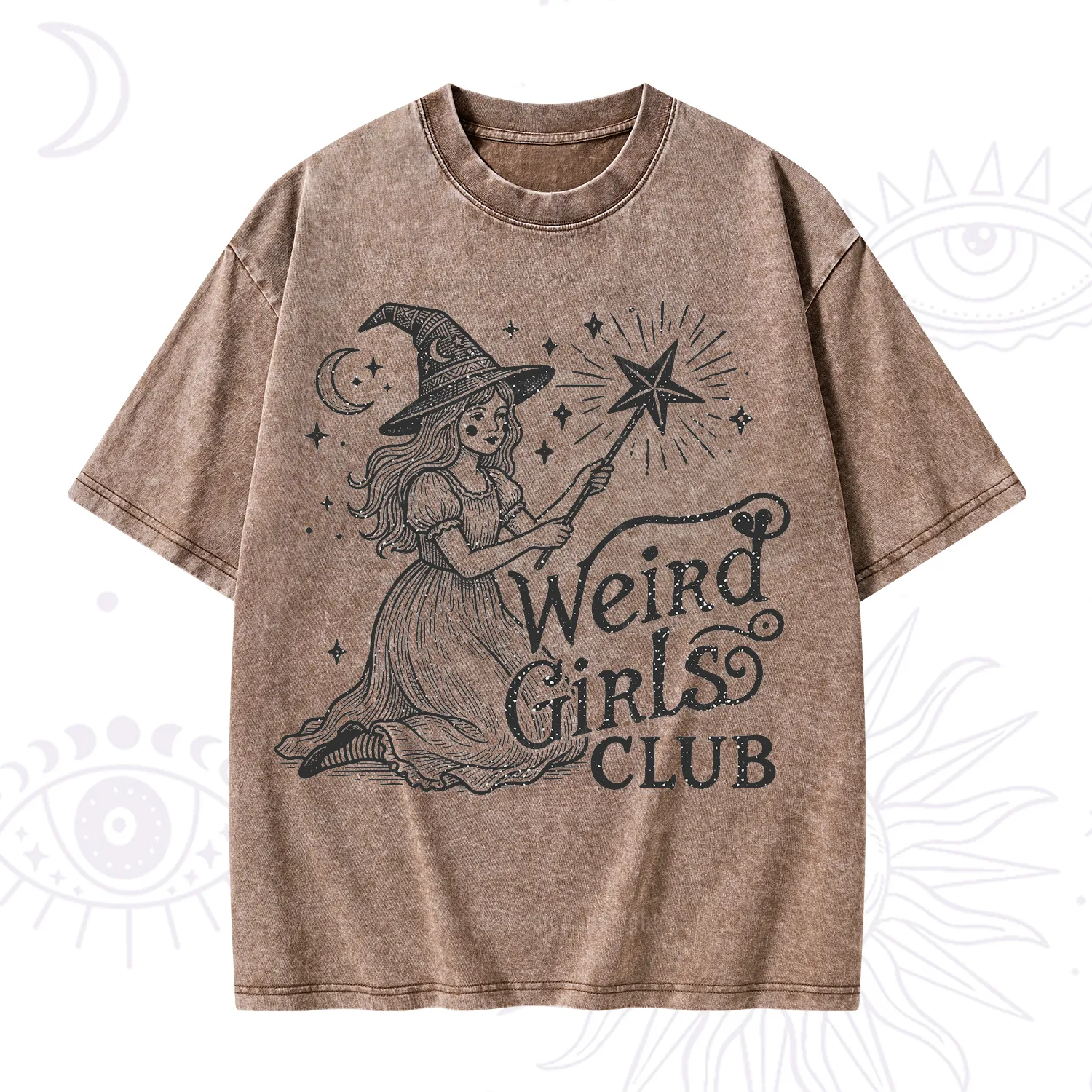 Purplehecate Weird Girls Club Washed T-Shirt