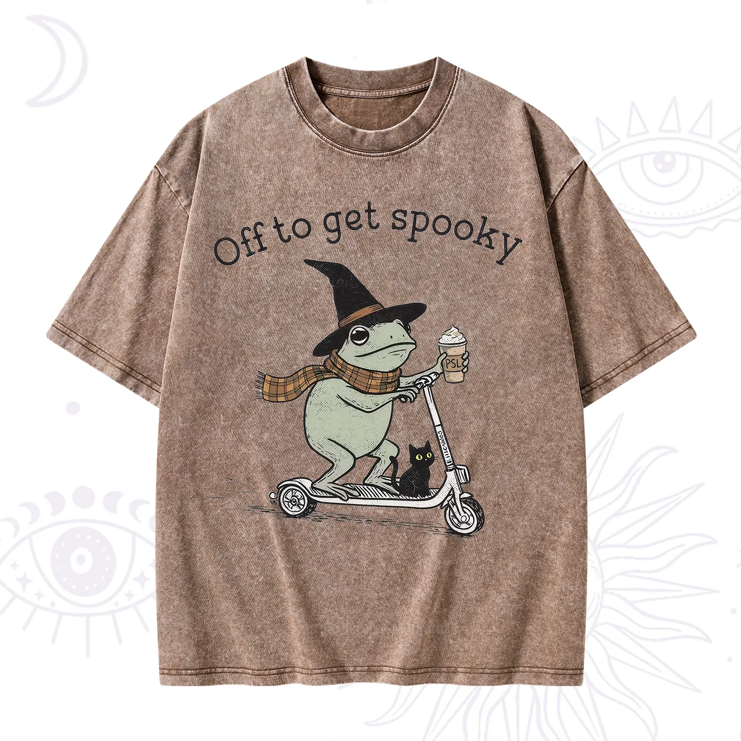 Purplehecate Off to get Spooky Halloween Forg Washed T-Shirt