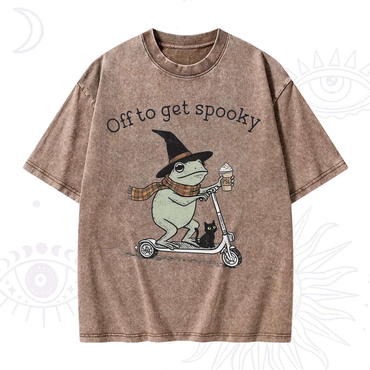Purplehecate Off to get Spooky Halloween Forg Washed T-Shirt