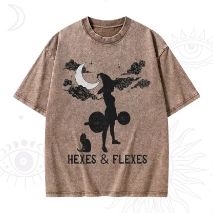 Purplehecate Witchy Workout Washed T-Shirt