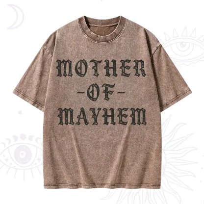 Purplehecate Mother of Mayhem Washed T-Shirt