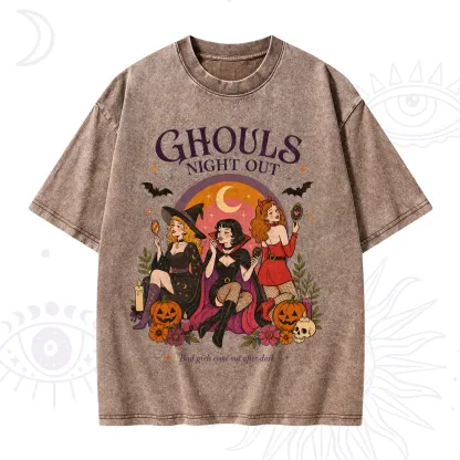 Purplehecate Ghouls Night Out Washed T-Shirt