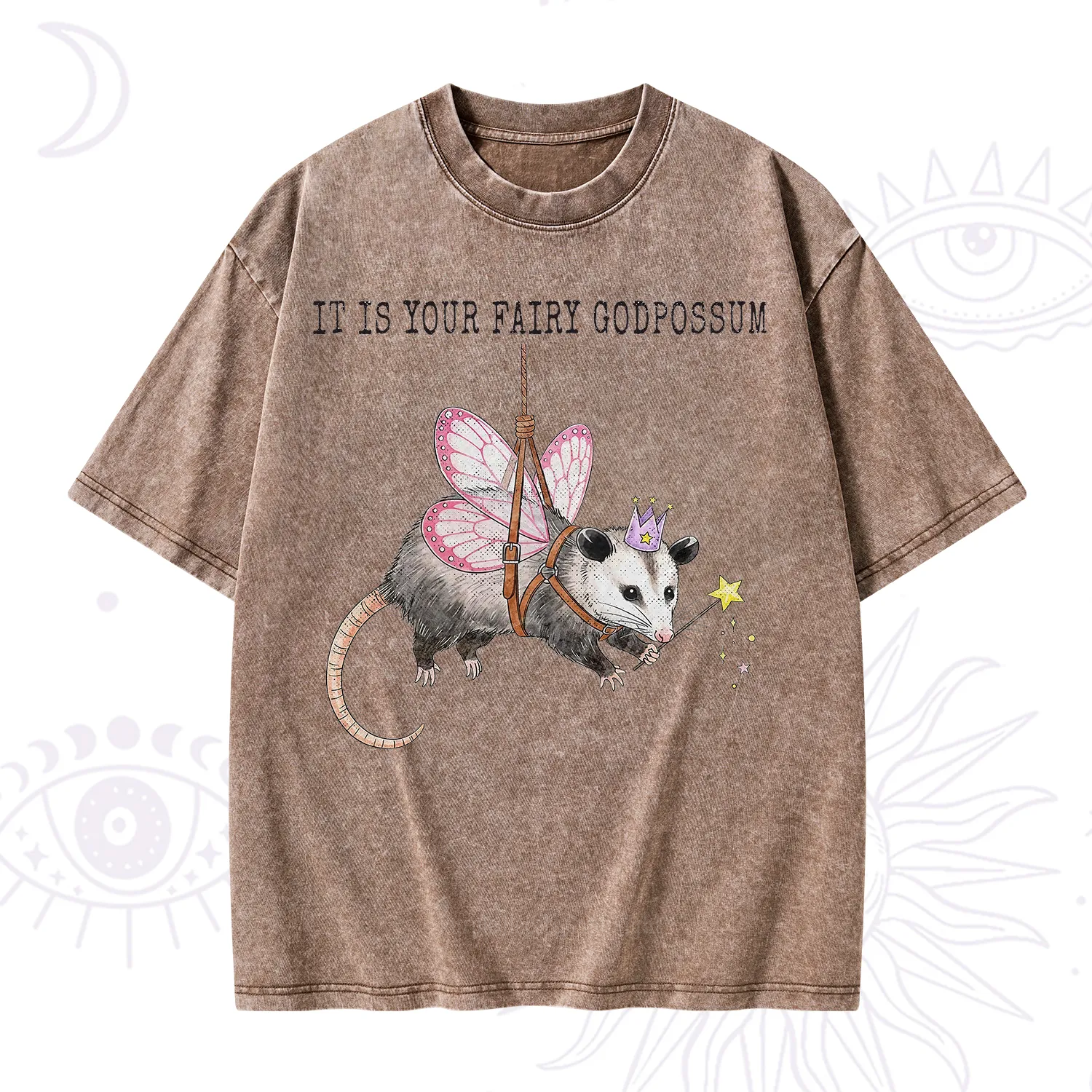 Purplehecate It Is Your Fairy Godpossum Washed T-Shirt