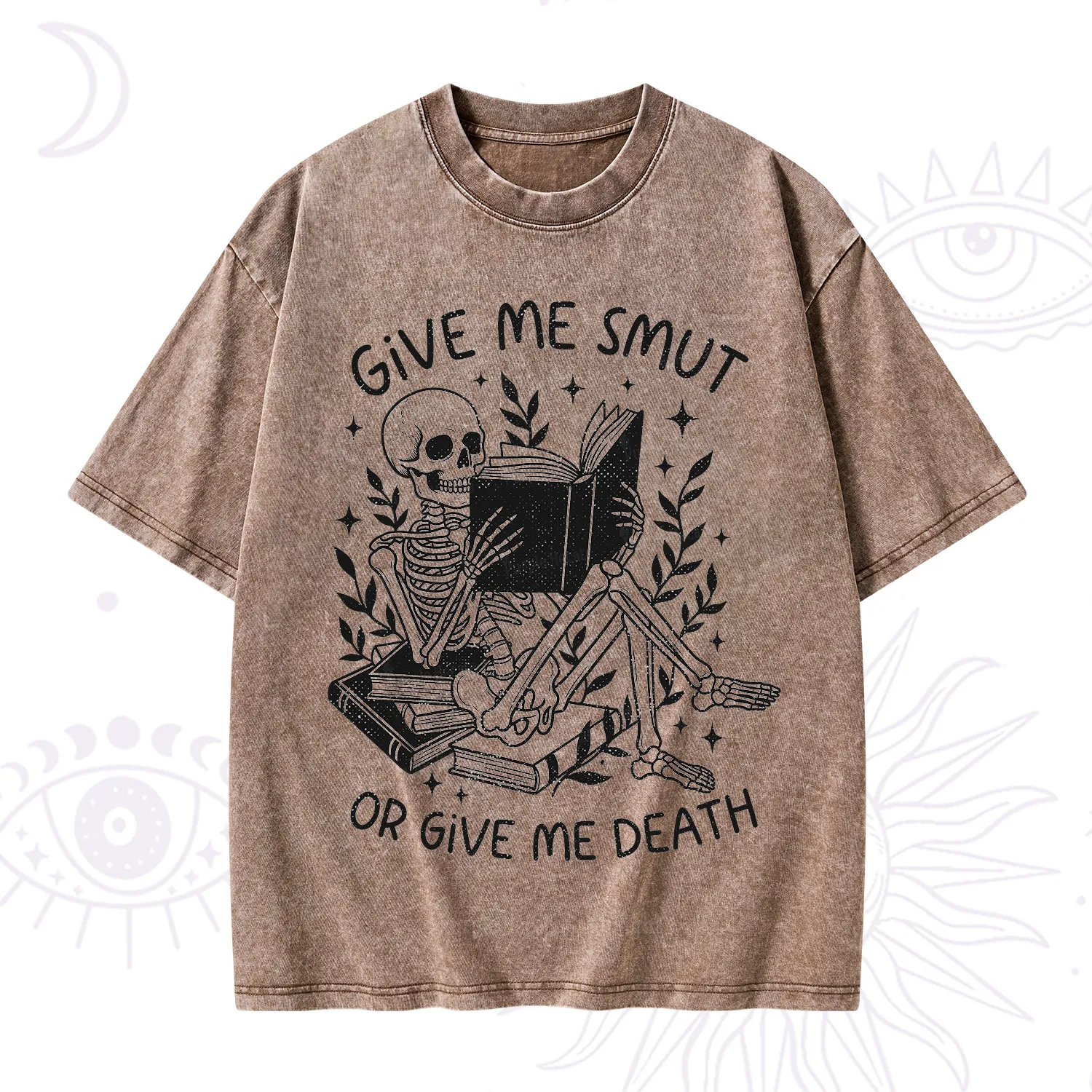 Purplehecate Give Me Smut Or Give Me Death Washed T-Shirt