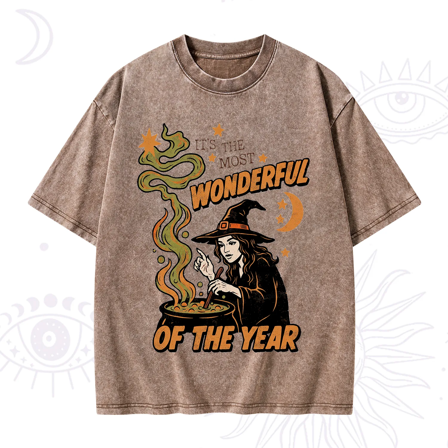 Purplehecate Is The Most Wonderful Time Halloween Washed T-Shirt