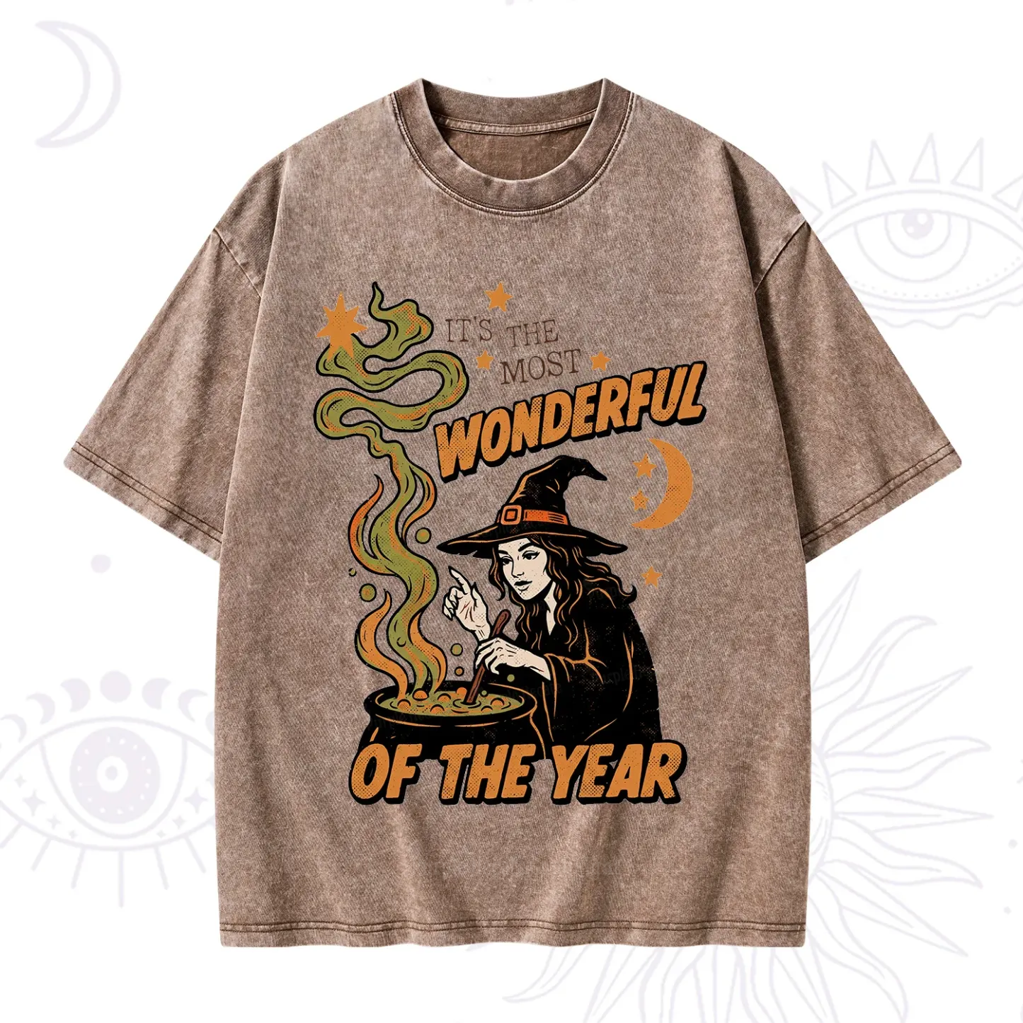 Purplehecate Is The Most Wonderful Time Halloween Washed T-Shirt