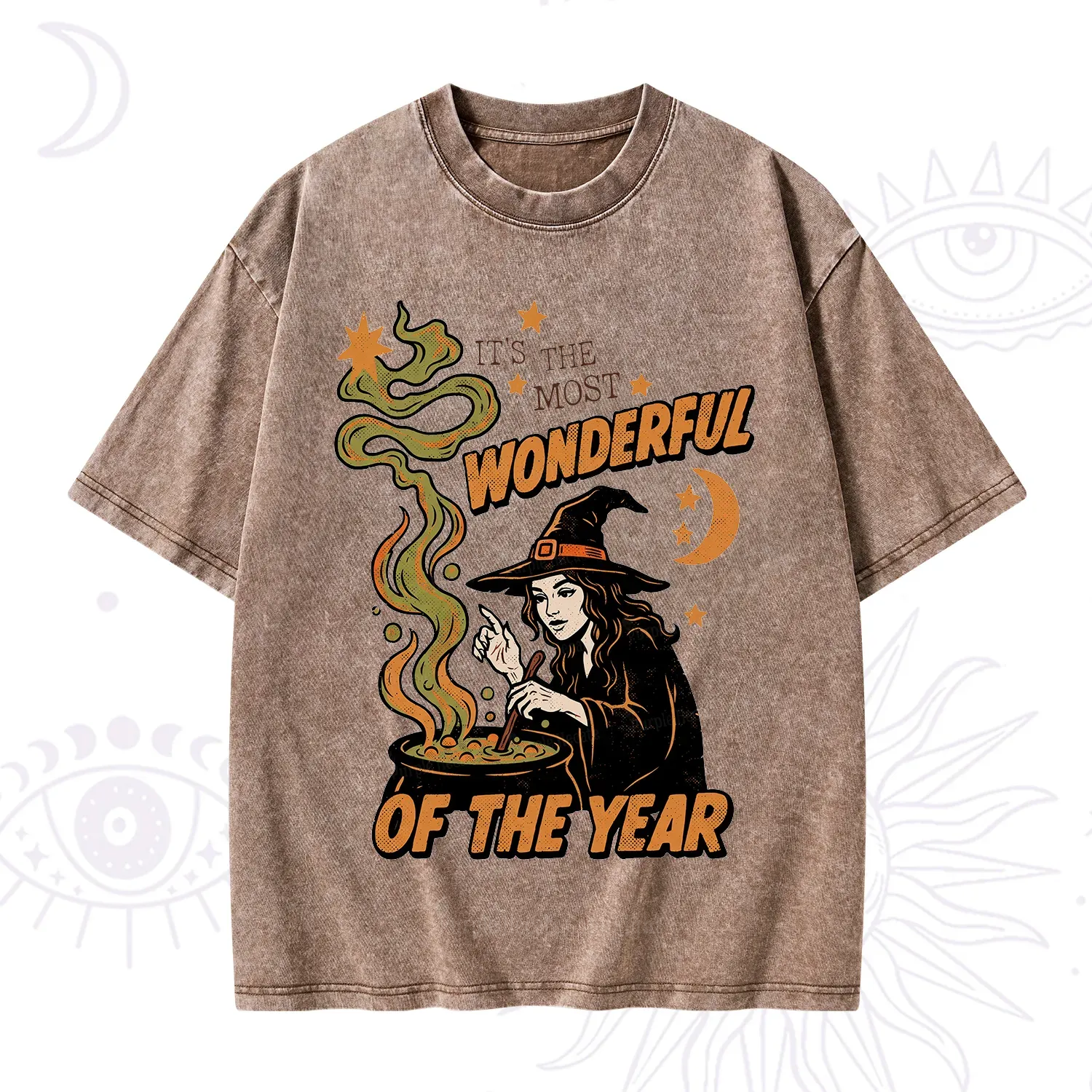 Purplehecate Is The Most Wonderful Time Halloween Washed T-Shirt