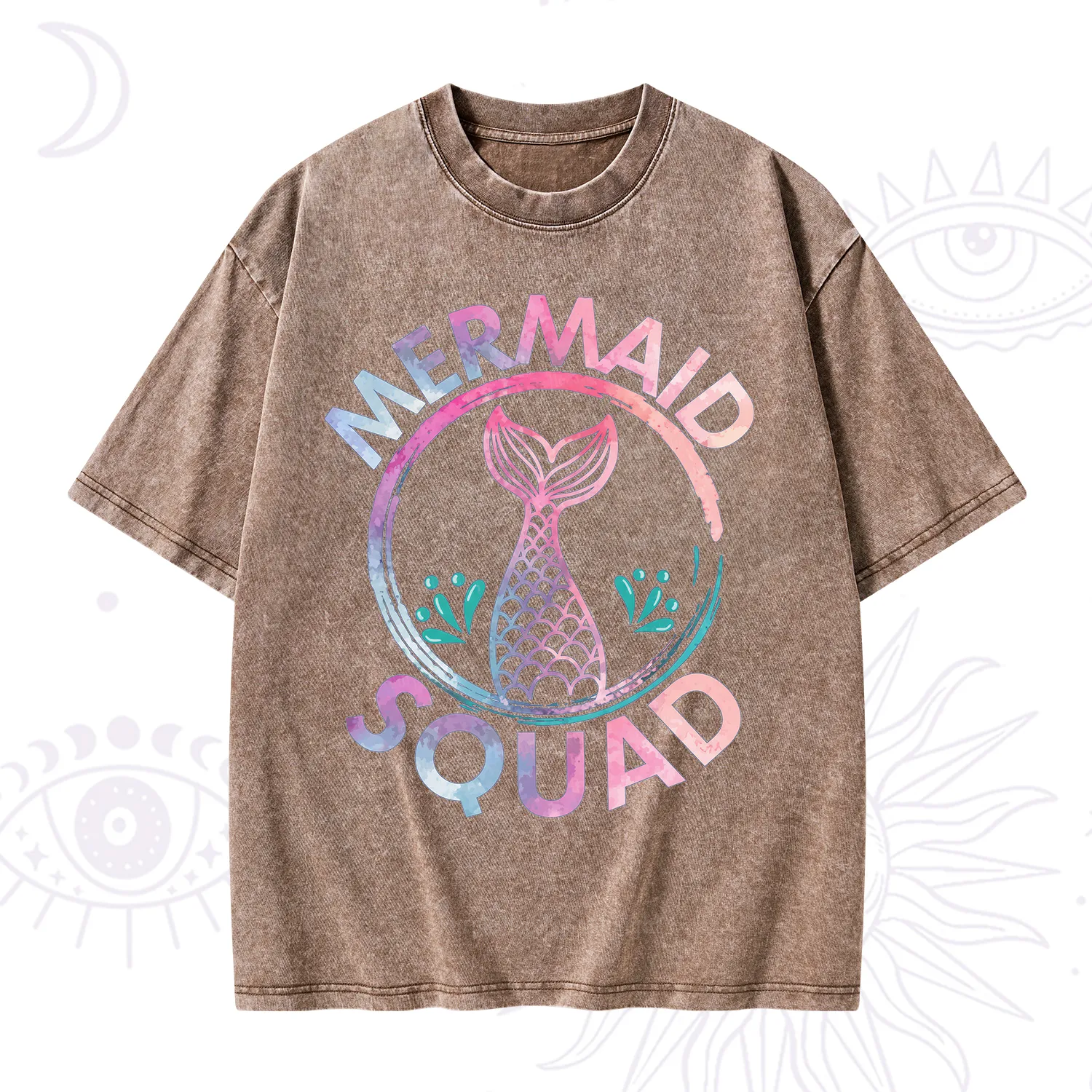 Purplehecate Mermaid Squad Washed T-Shirt