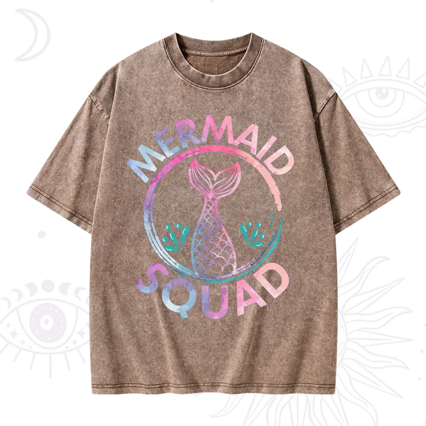 Purplehecate Mermaid Squad Washed T-Shirt