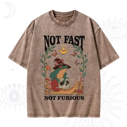 Purplehecate Not Fast Not Furious Washed T-Shirt