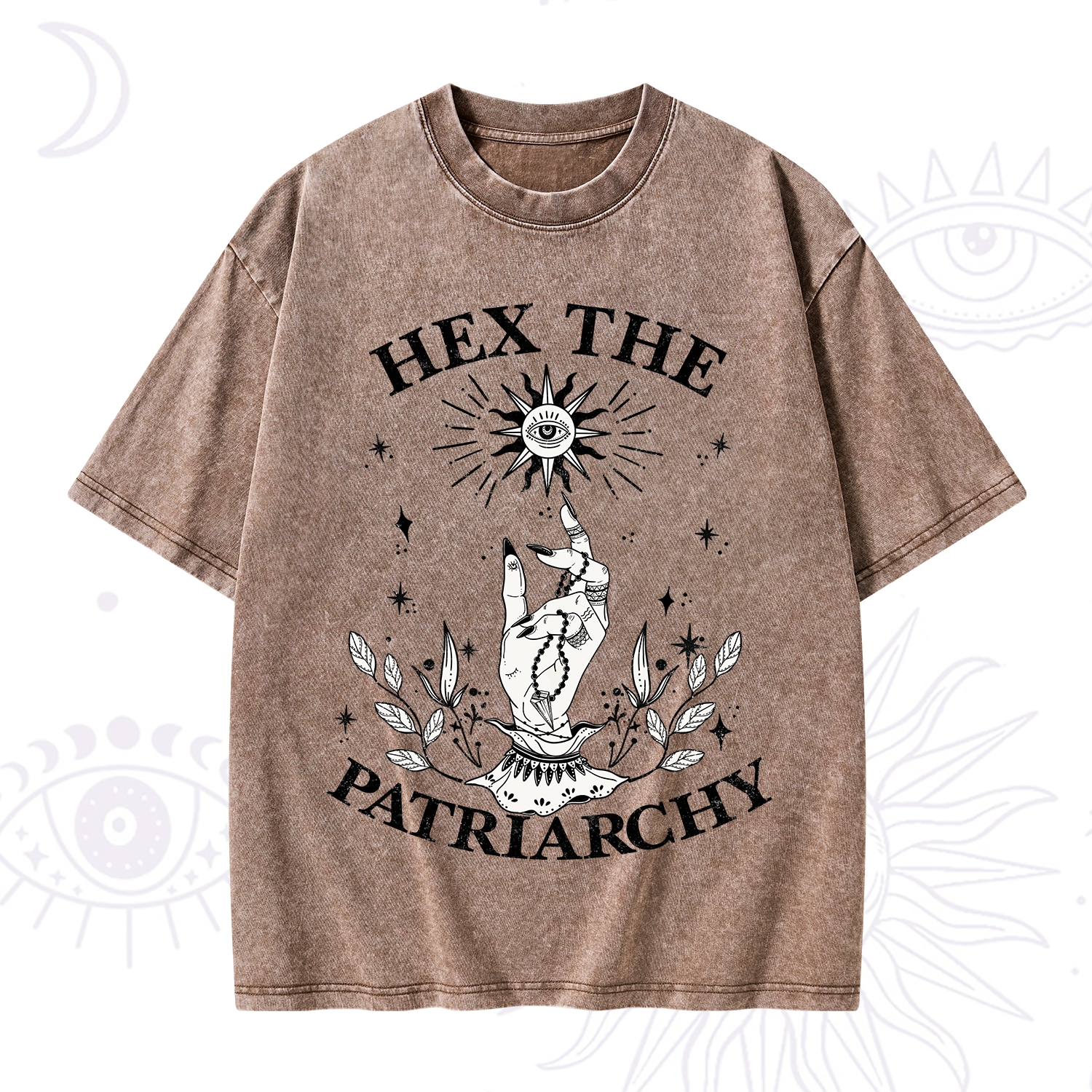 Purplehecate Smash The Patriarchy Washed T-Shirt