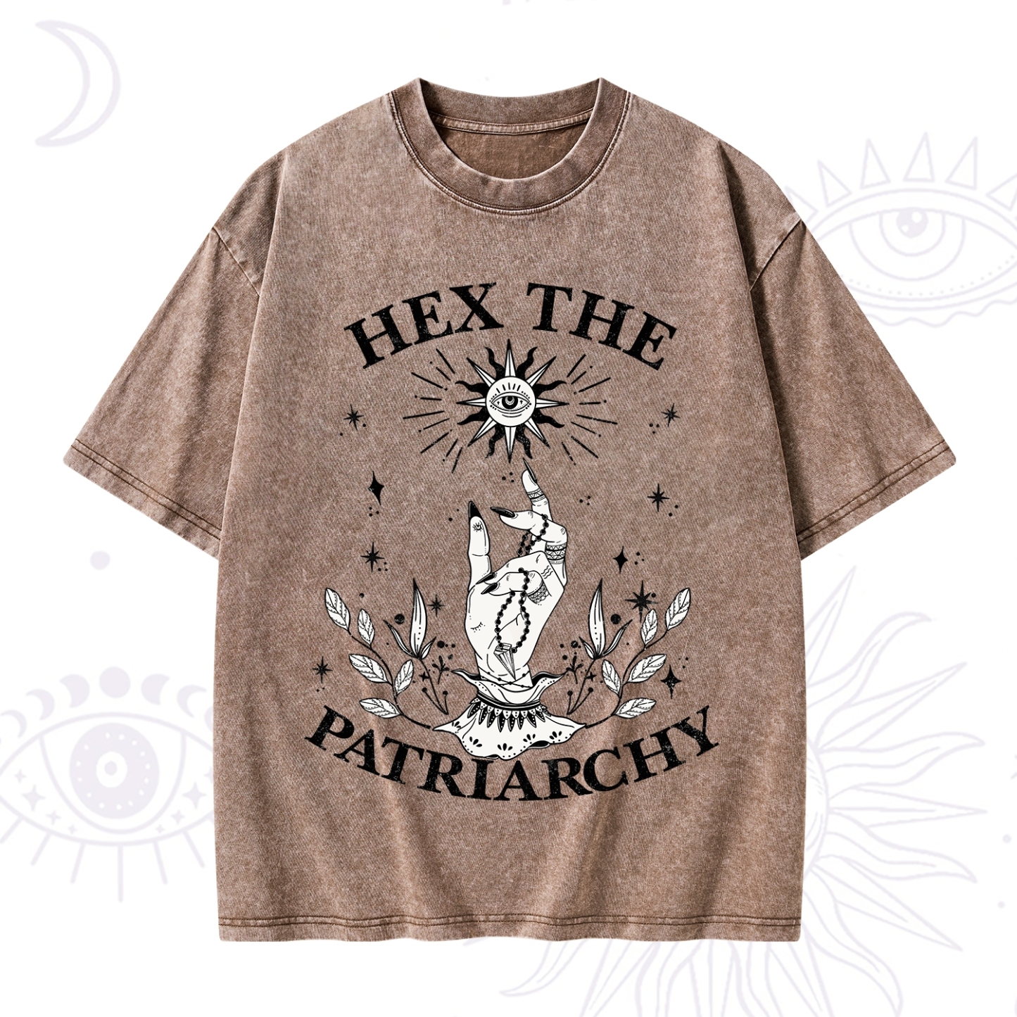 Purplehecate Smash The Patriarchy Washed T-Shirt