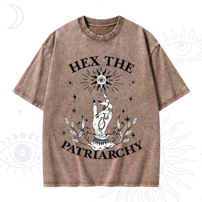 Purplehecate Smash The Patriarchy Washed T-Shirt