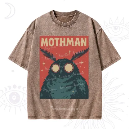 Purplehecate Mothman Washed T-Shirt