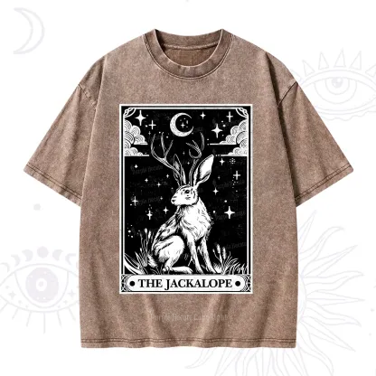 Purplehecate The Jackalope Tarot Washed T-Shirt