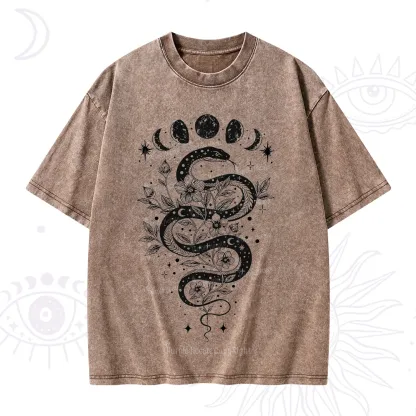 Purplehecate Serpent Spell Washed T-Shirt