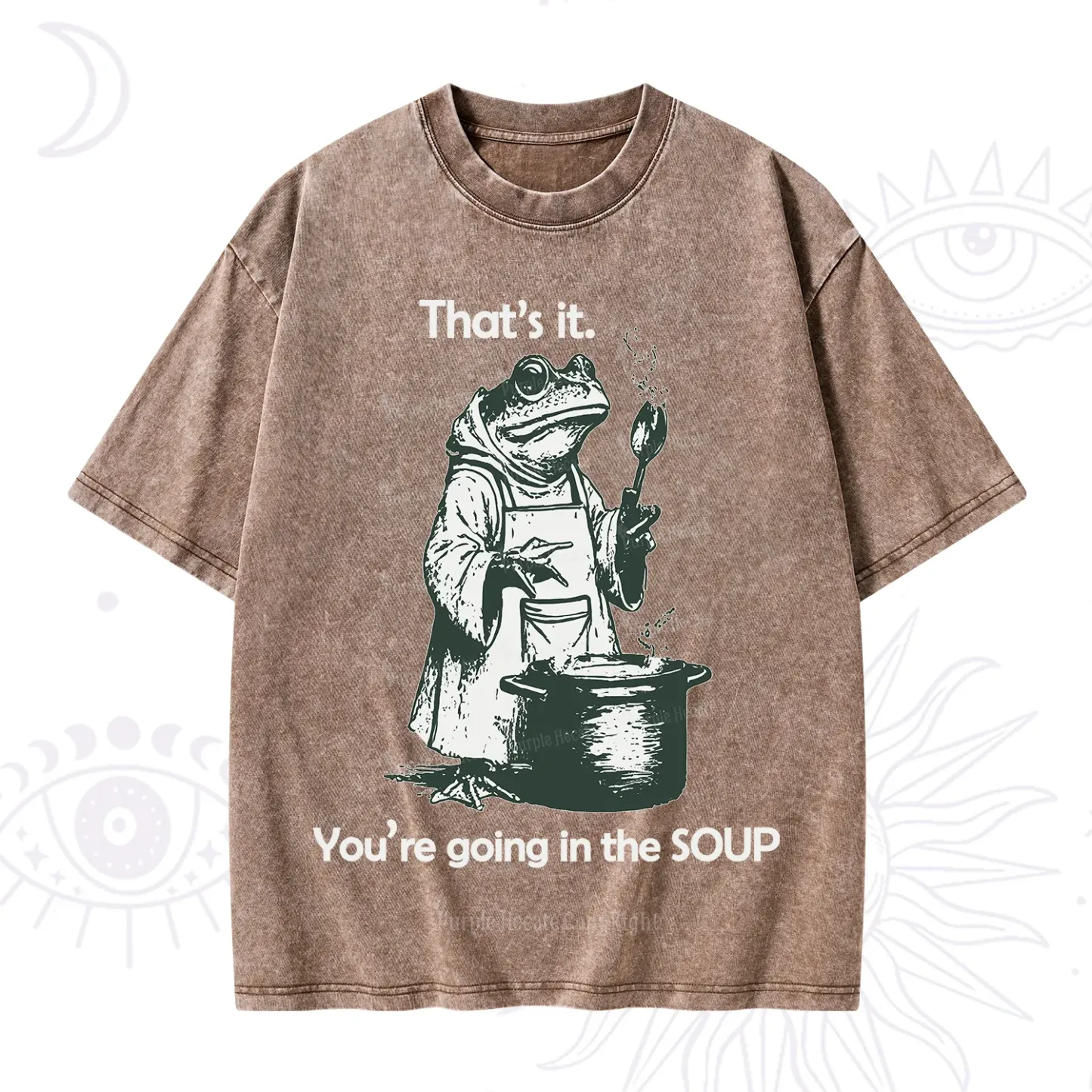 Purplehecate That's It You're Going in the Soup Washed T-Shirt