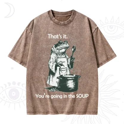 Purplehecate That's It You're Going in the Soup Washed T-Shirt