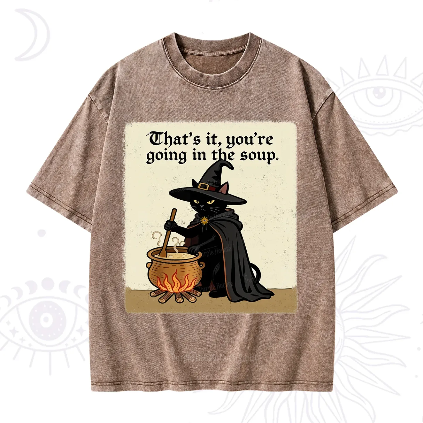 Purplehecate That's It You're Going in the Soup Washed T-Shirt
