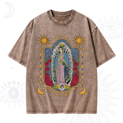 Purplehecate Our Lady of Guadalupe Washed T-Shirt