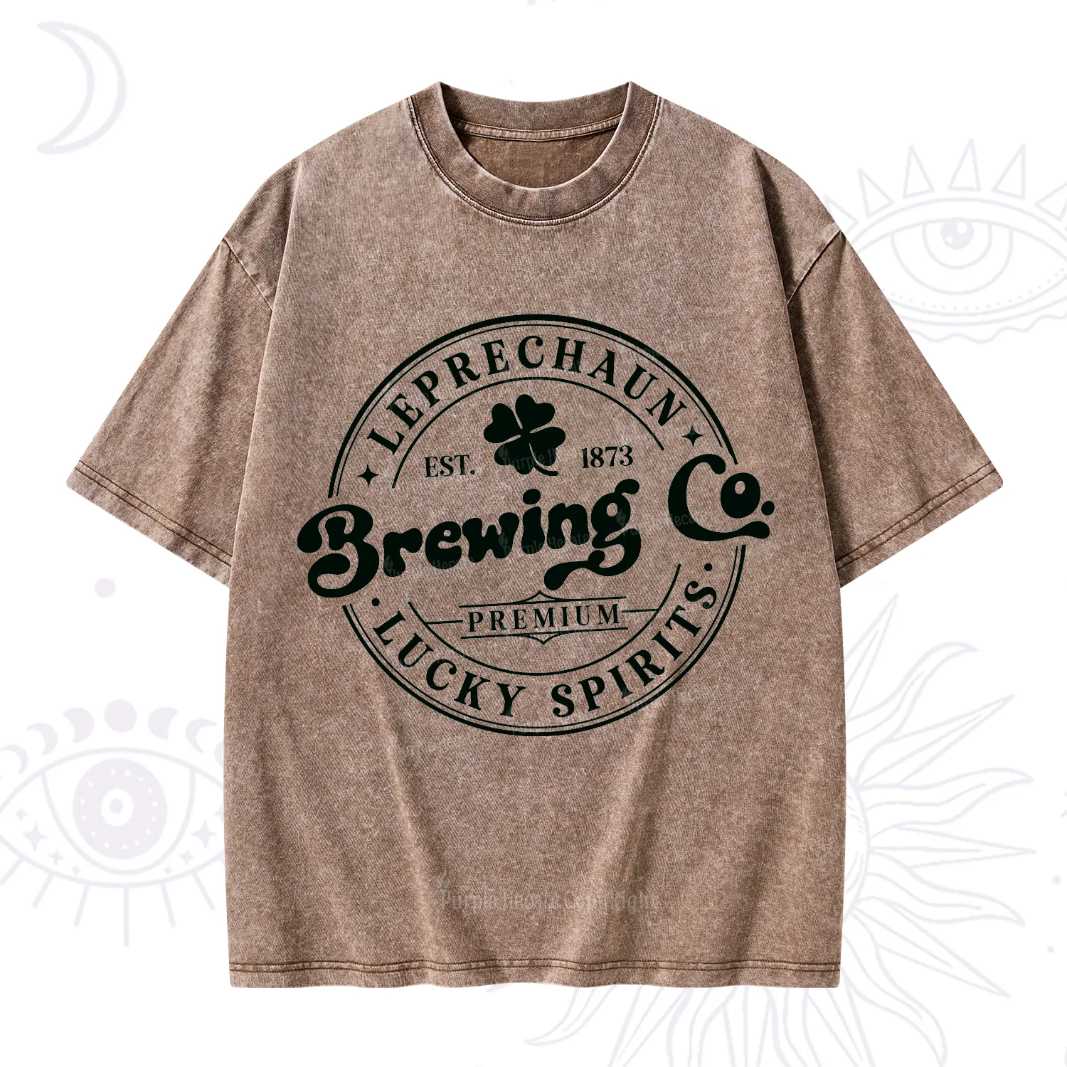 Purplehecate Leprechaun Brewing Co Washed T-Shirt