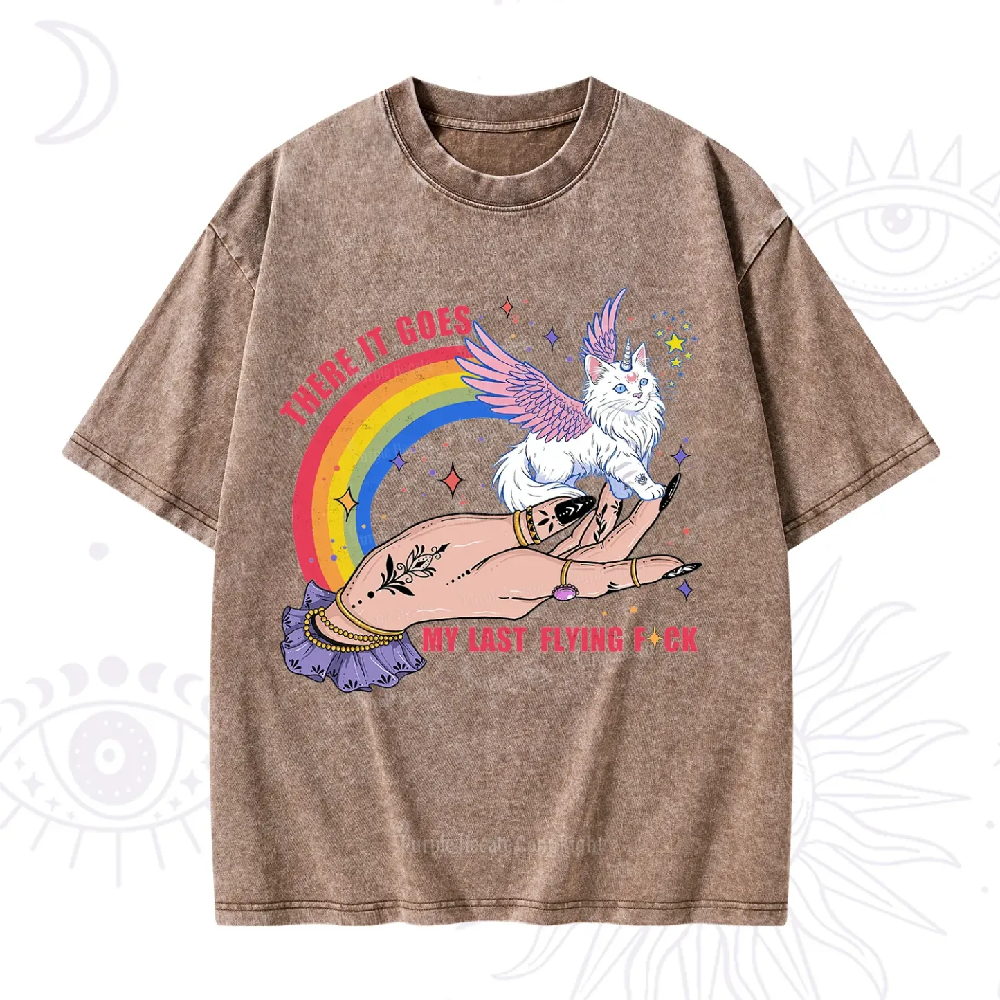 Purplehecate There It Goes My Last Flying F*ck Washed T-Shirt