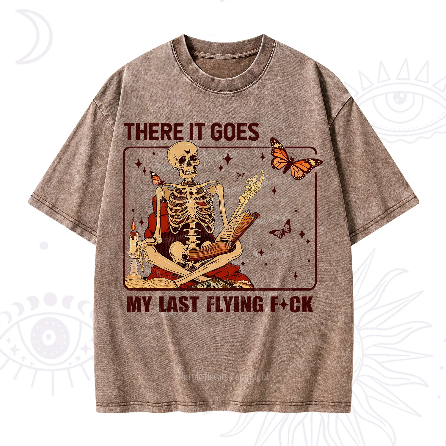 Purplehecate There It Goes My Last Flying F*ck Washed T-Shirt