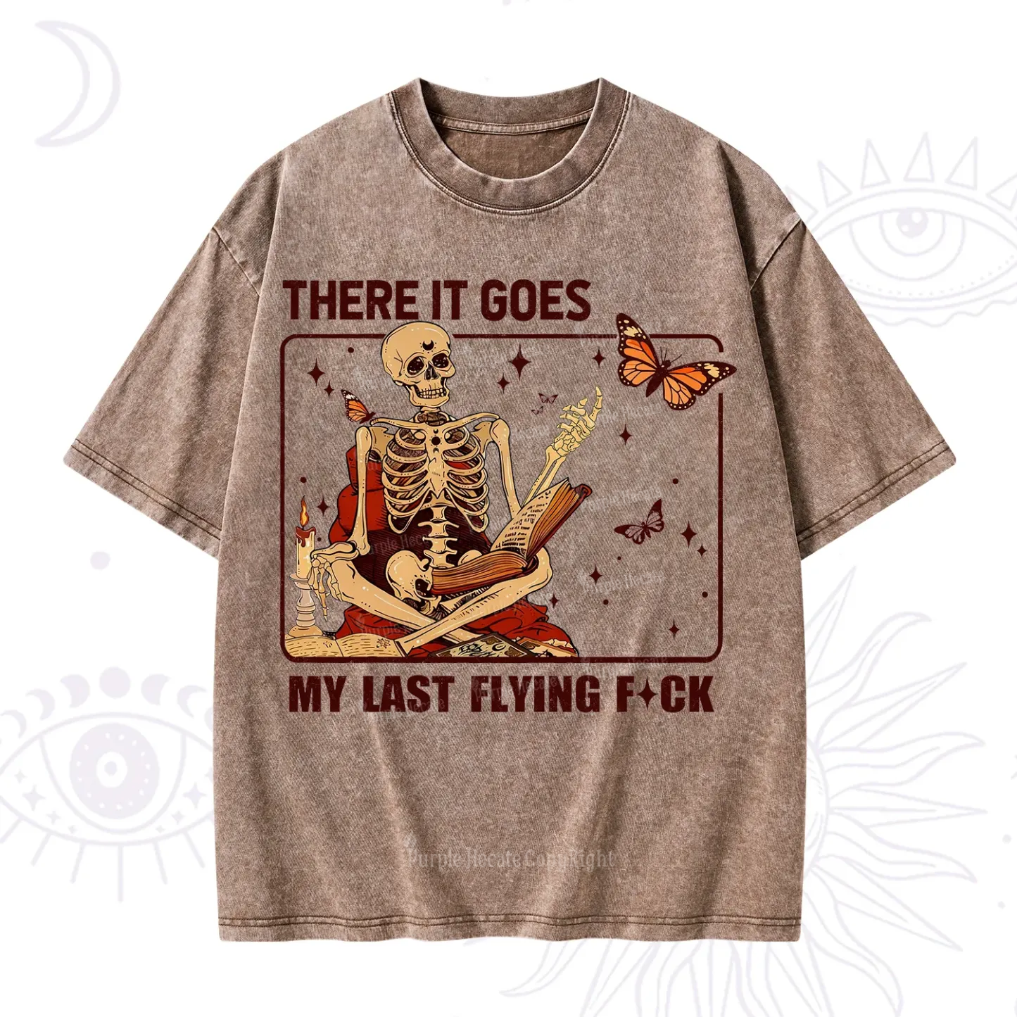 Purplehecate There It Goes My Last Flying F*ck Washed T-Shirt