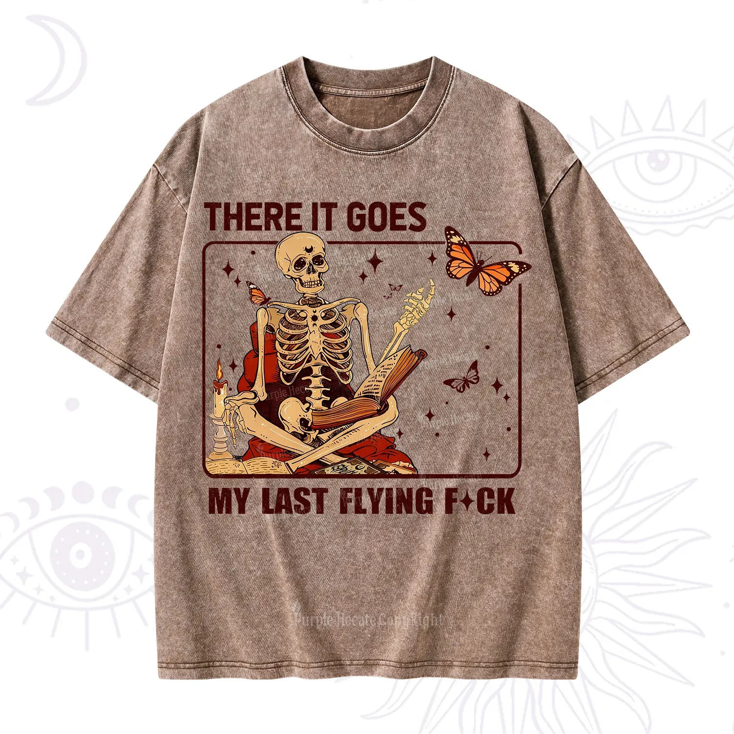 Purplehecate There It Goes My Last Flying F*ck Washed T-Shirt