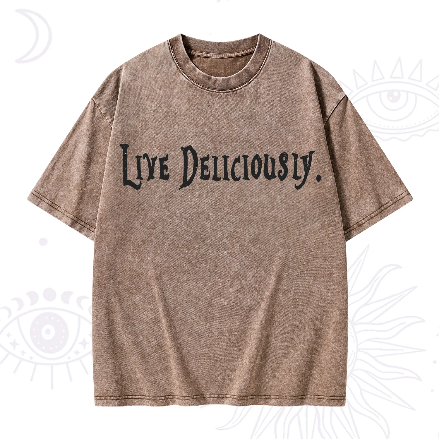 Purplehecate Live Deliciously Washed T-Shirt