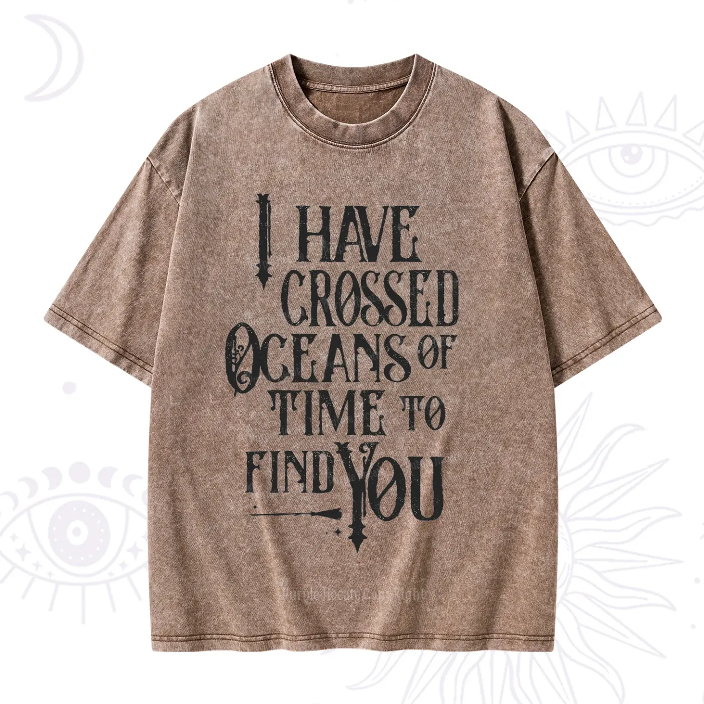 Purplehecate Across Oceans of Time I Found You Washed T-Shirt