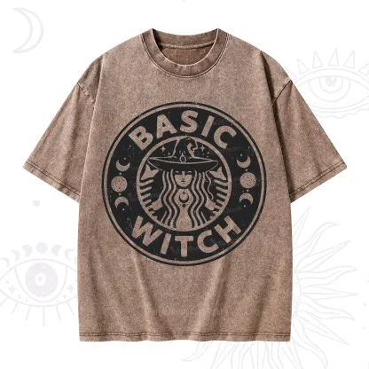 Purplehecate Basic Witch Washed T-Shirt