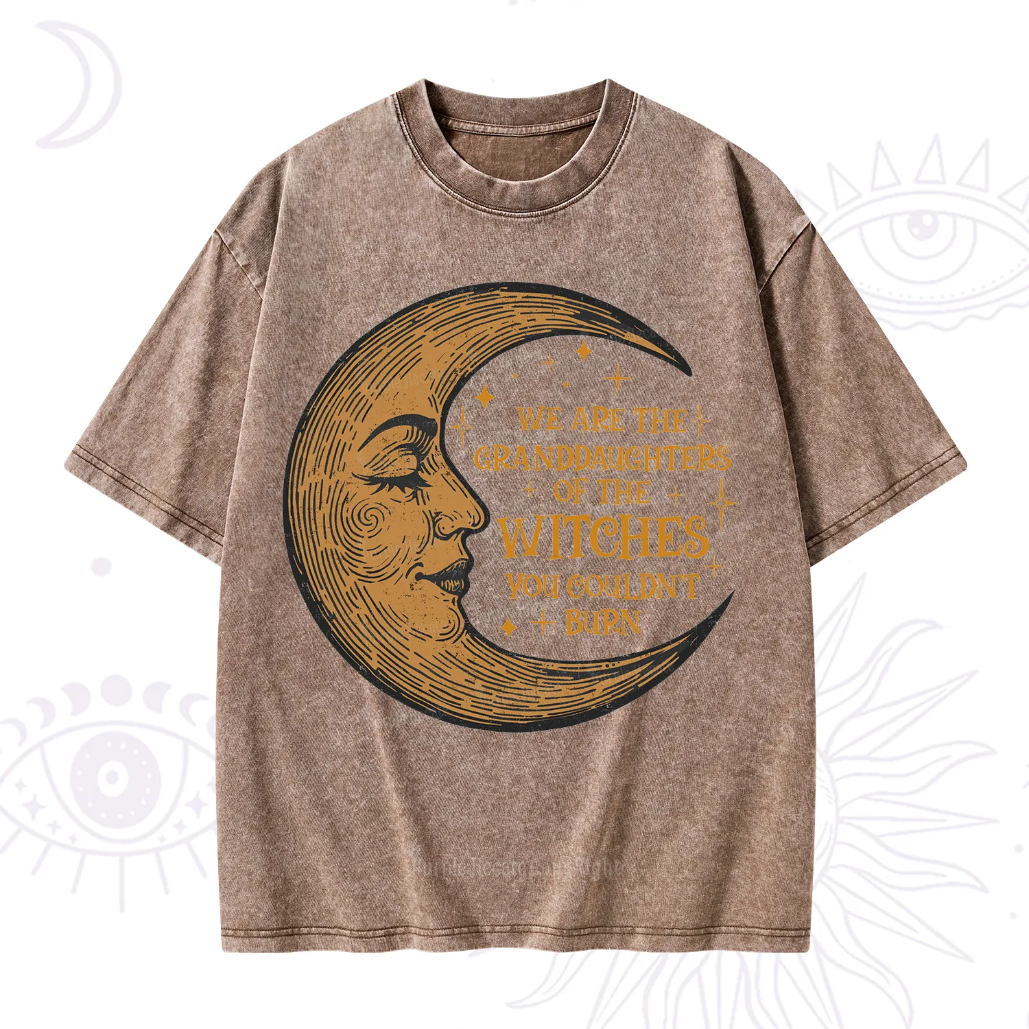 Purplehecate We Are the Granddaughters of the Witches You Could Not Burn Washed T-Shirt
