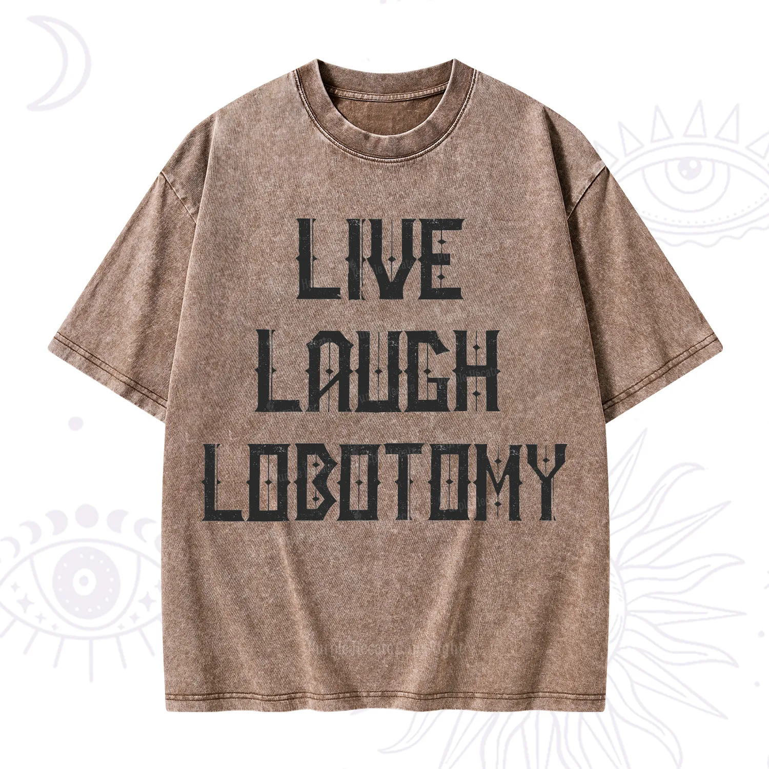 Purplehecate Live Laugh Lobotomy Washed T-Shirt