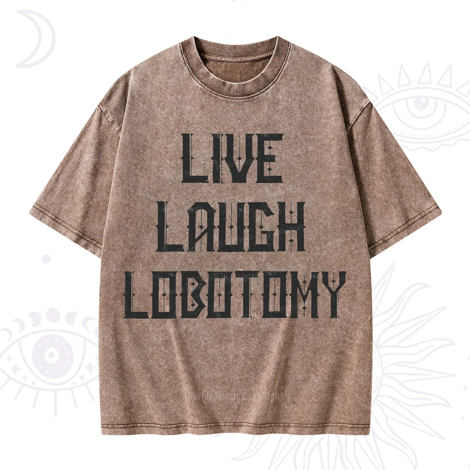 Purplehecate Live Laugh Lobotomy Washed T-Shirt