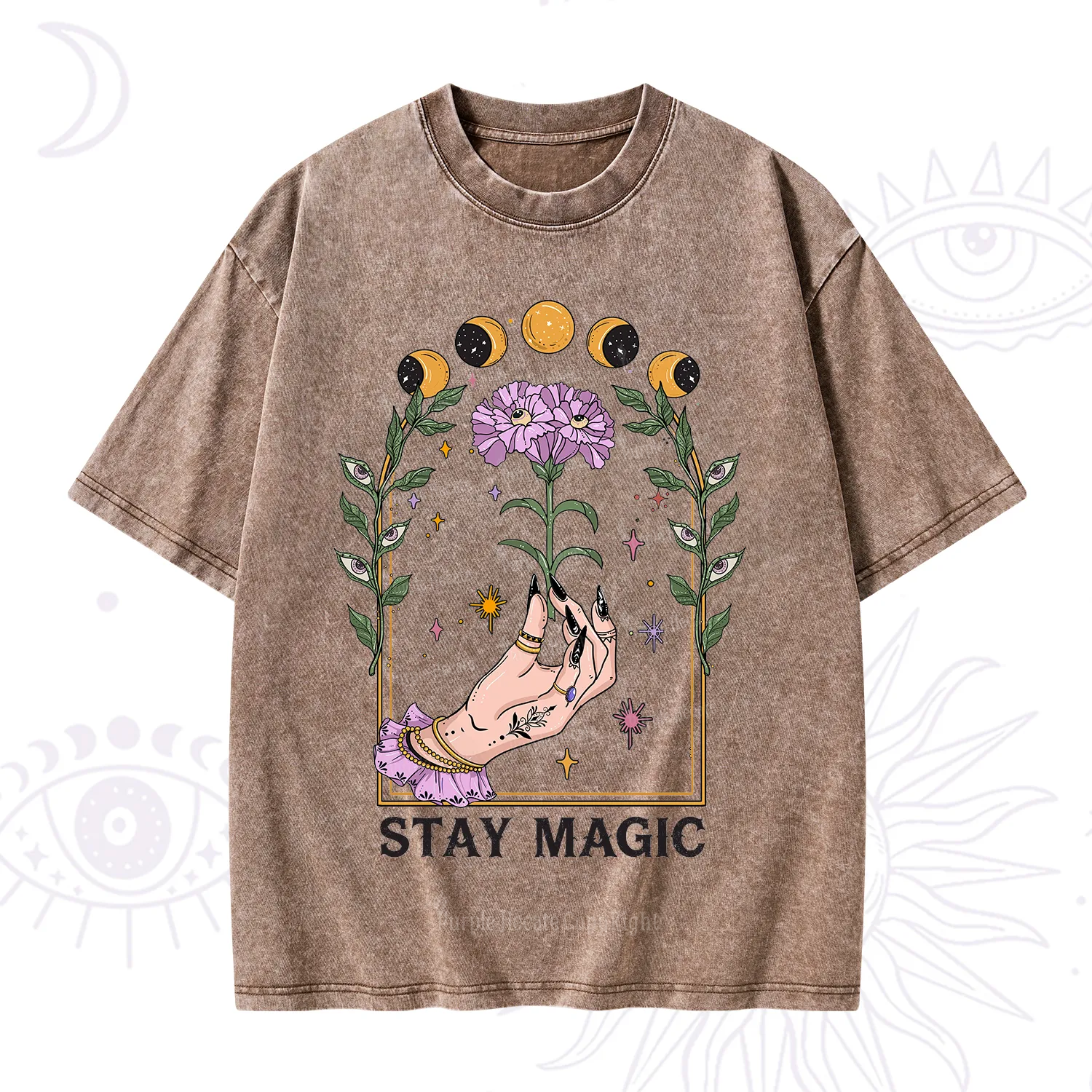 Purplehecate Stay Magic Washed T-Shirt