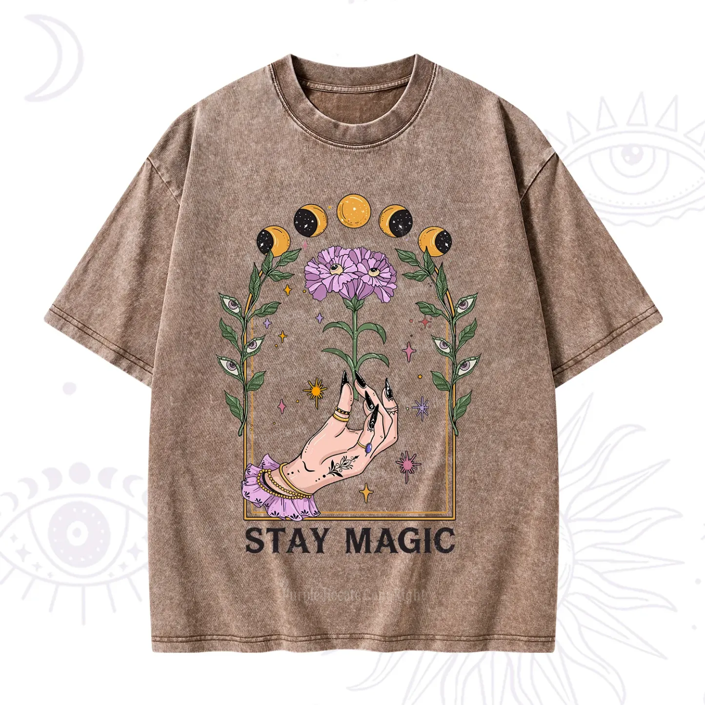 Purplehecate Stay Magic Washed T-Shirt
