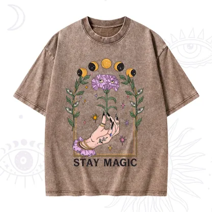Purplehecate Stay Magic Washed T-Shirt