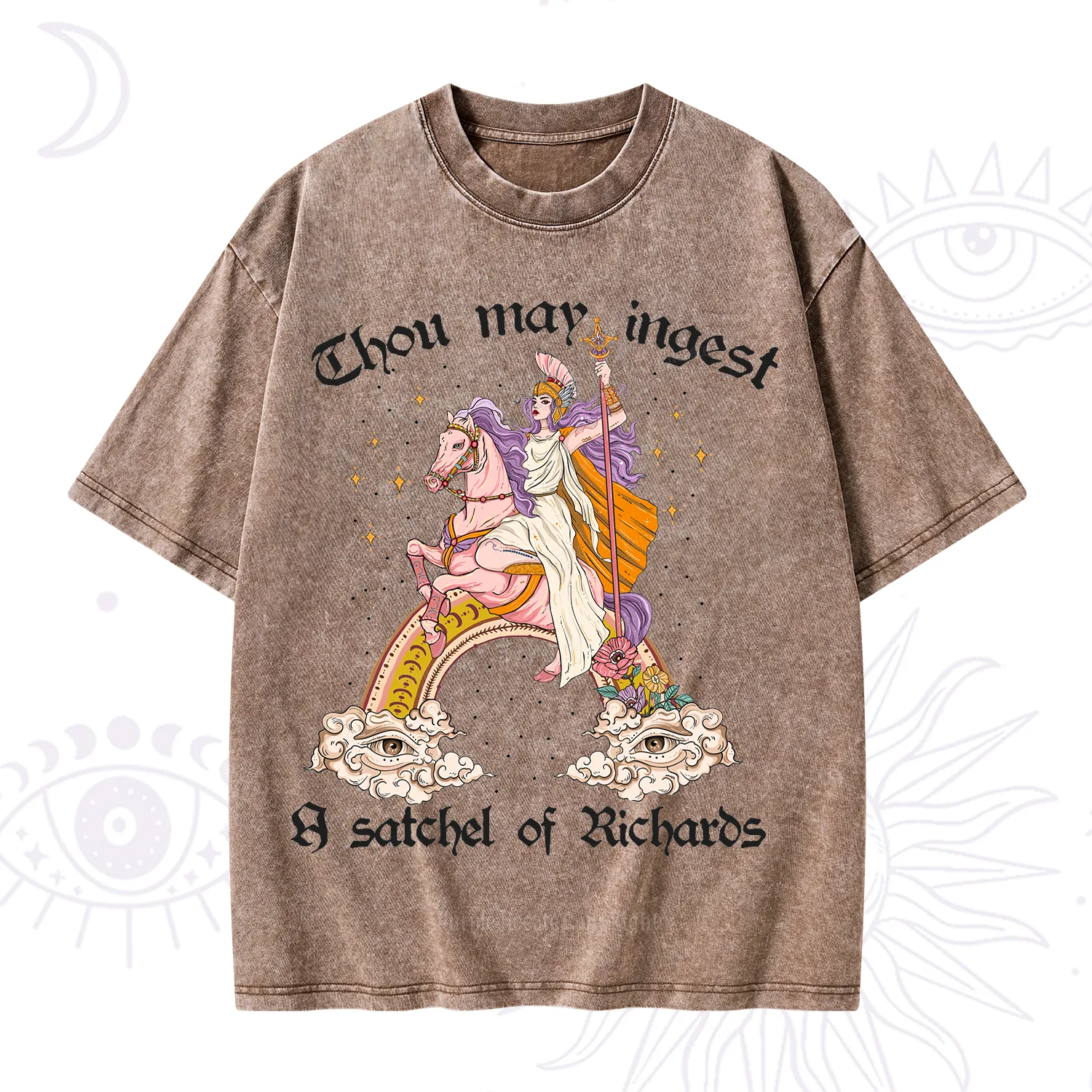 Purplehecate Thou may ingest a satchel of Richards Washed T-Shirt