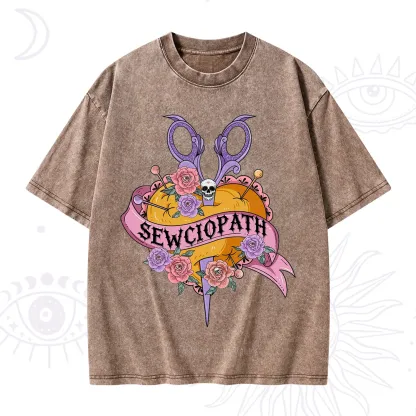 Purplehecate Sewciopath Washed T-Shirt