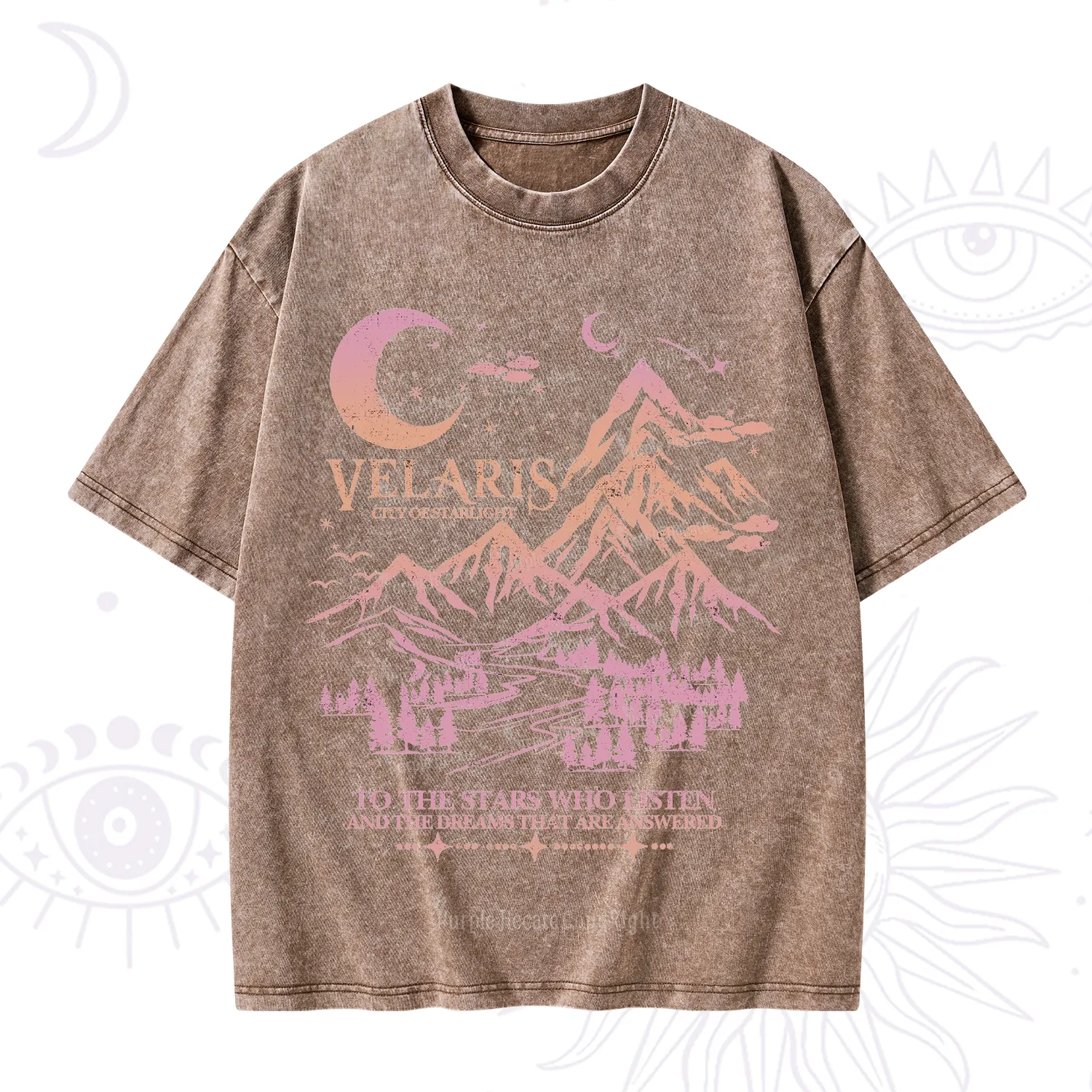 Purplehecate Echoes of the Hidden City Washed T-Shirt