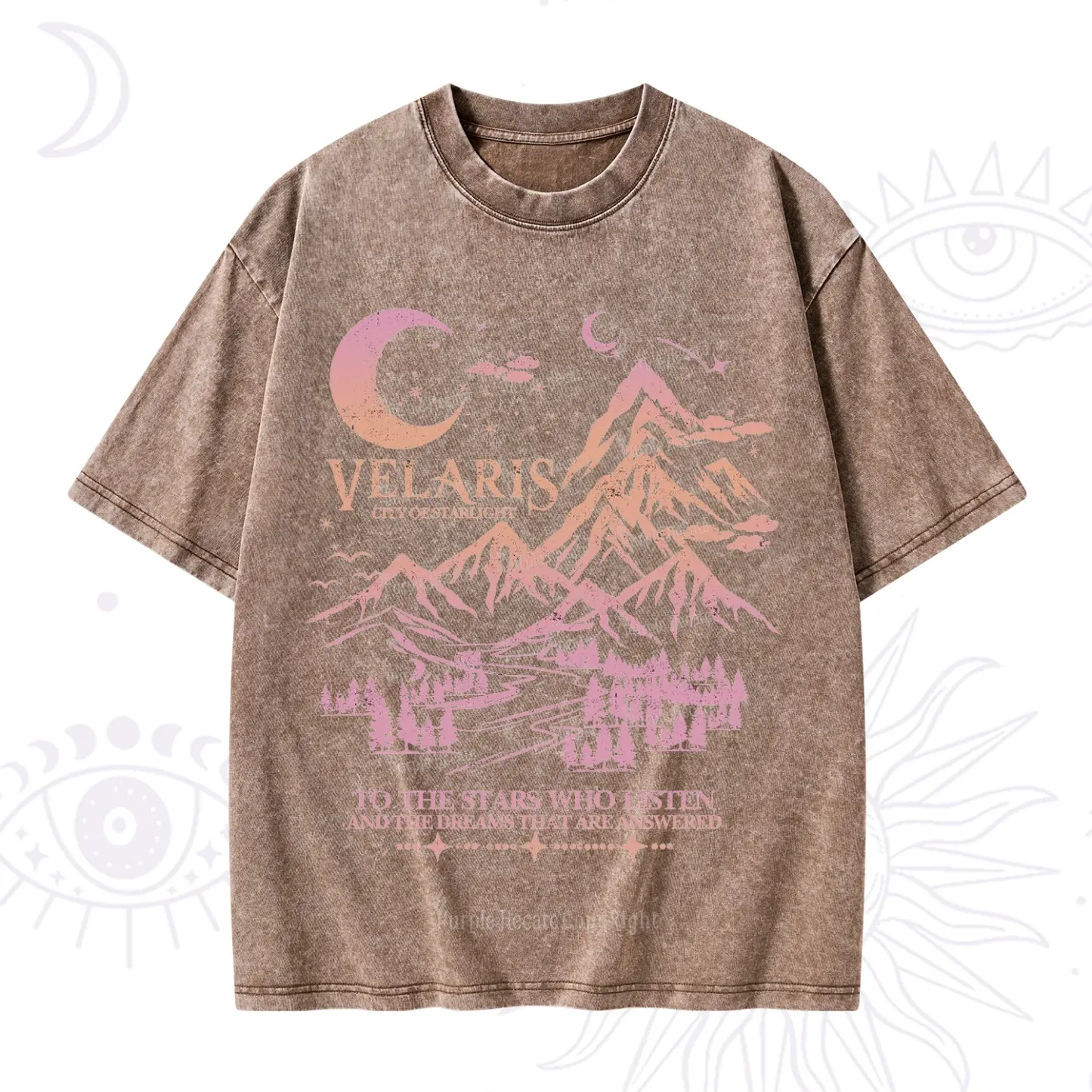 Purplehecate Echoes of the Hidden City Washed T-Shirt