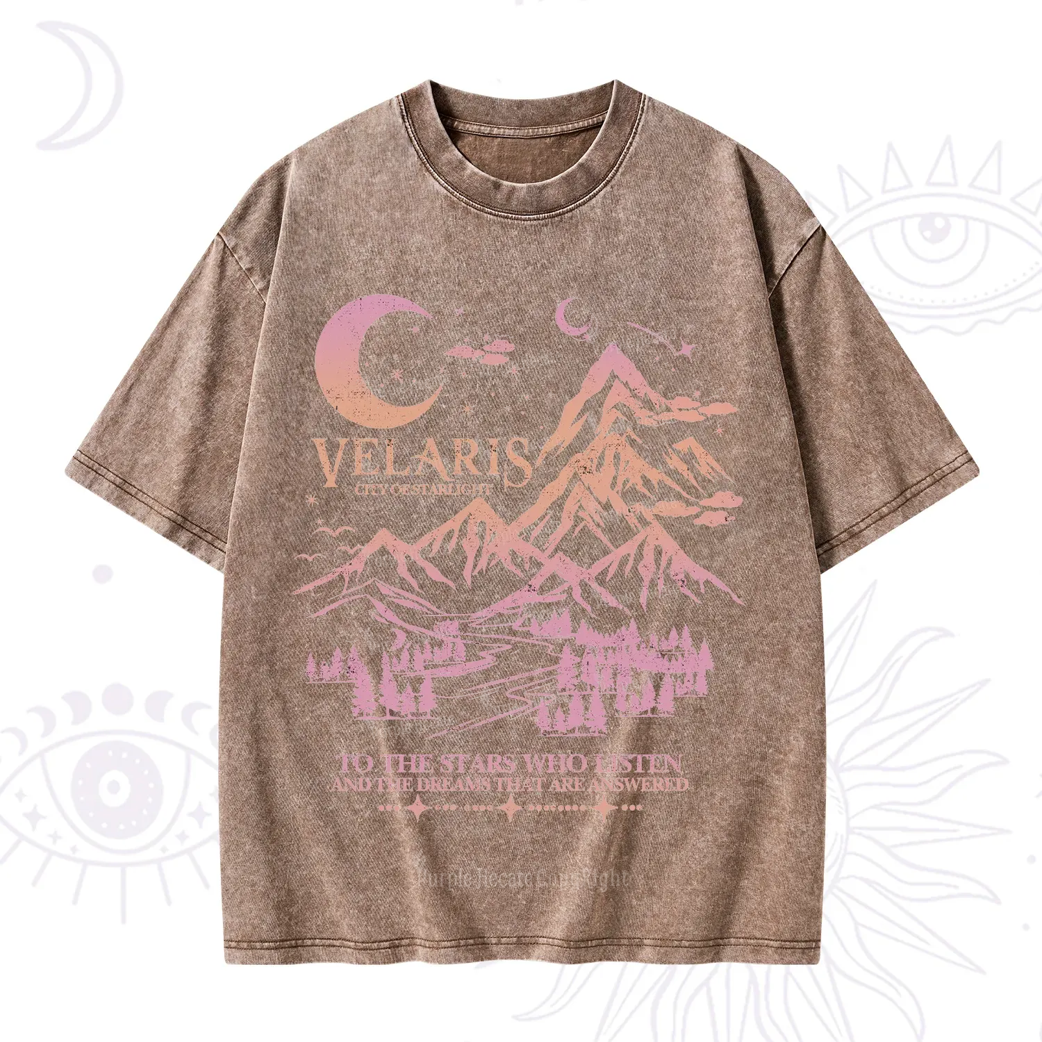 Purplehecate Echoes of the Hidden City Washed T-Shirt