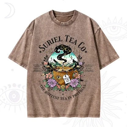 Purplehecate The Forest Tea Oracle Washed T-Shirt
