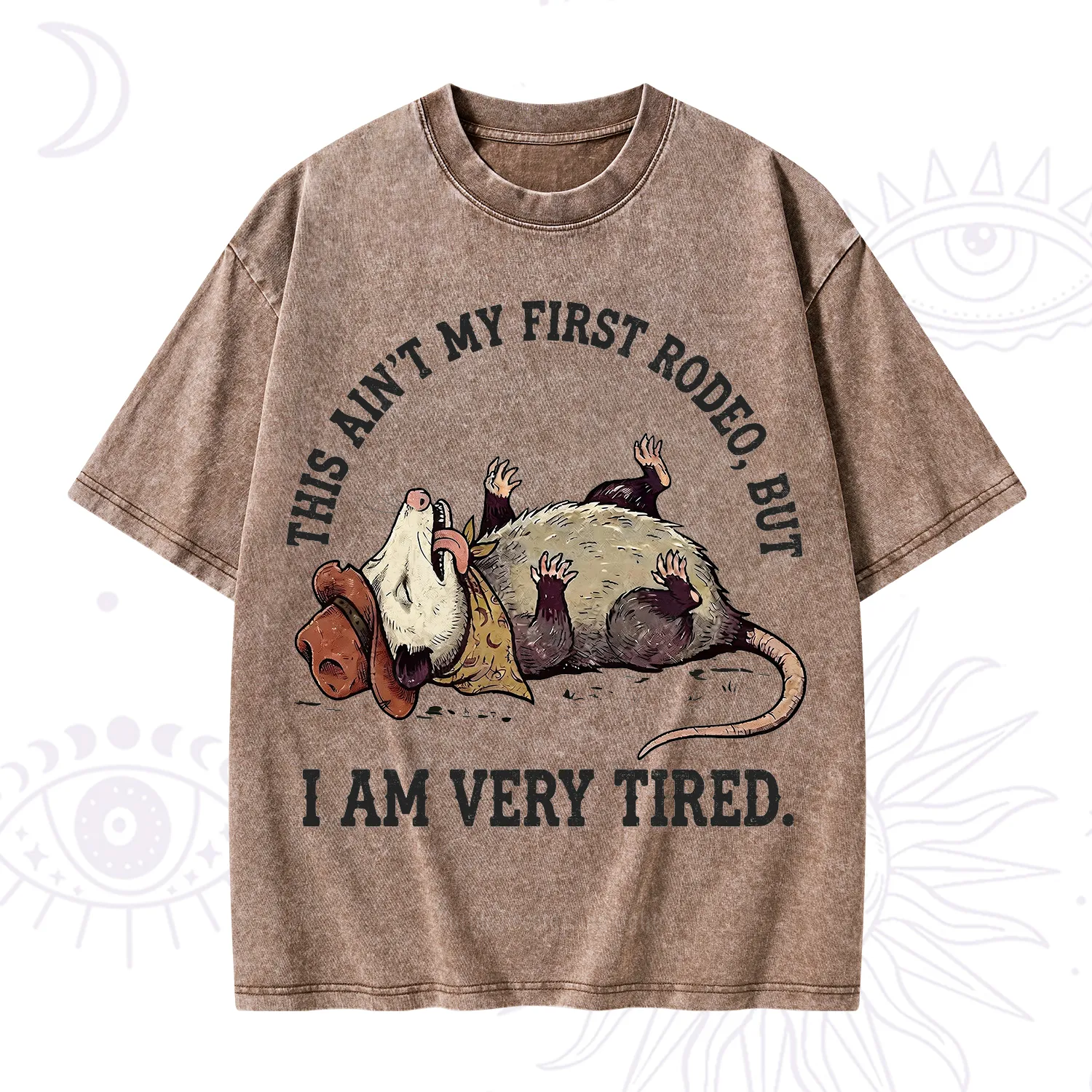 Purplehecate This Ain't My First Rodeo Washed T-Shirt